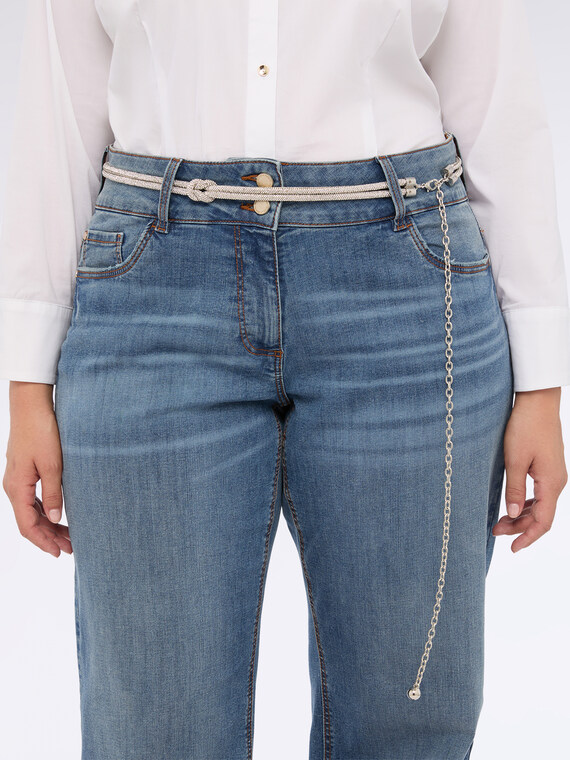 Chain belt with pendant