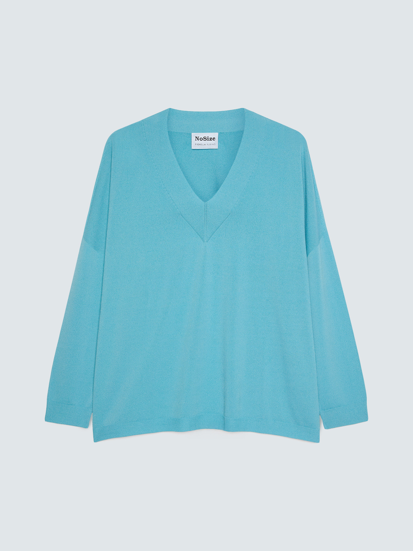 Pull fin &agrave; col en V image number 4