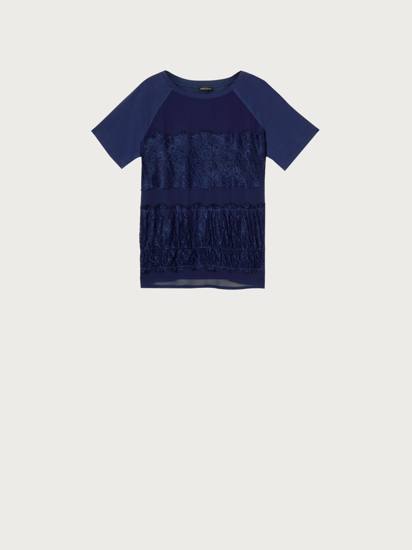 Camiseta con bordes de encaje image number 3