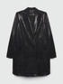 Full sequin dress blazer image number 6