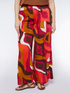 Printed palazzo trousers image number 0