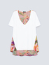 T-Shirt mit Blumenmuster-Eins&auml;tzen image number 4