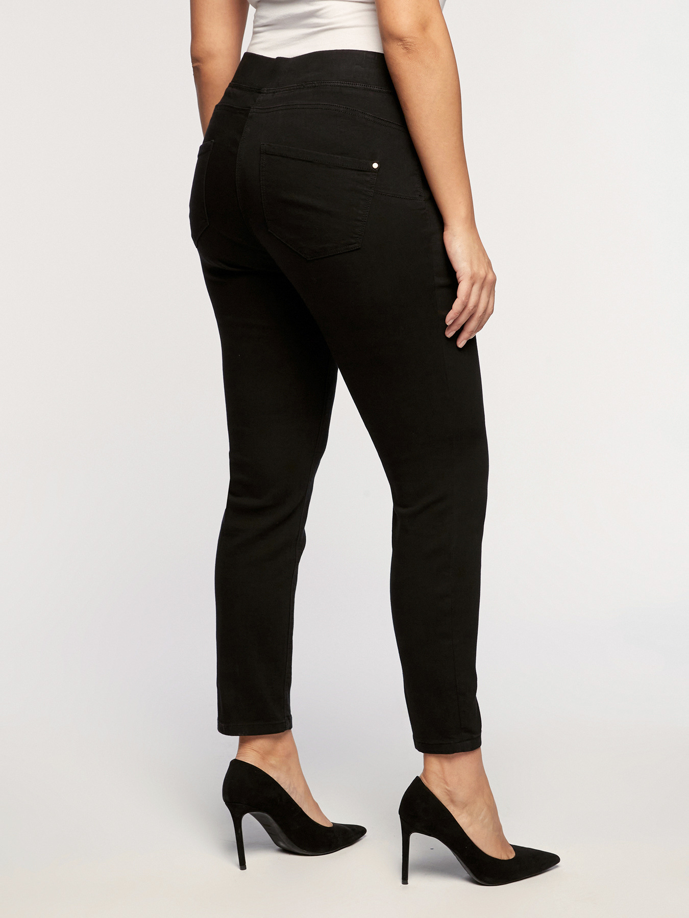 Smart Denim Collection push up Diamante jeggings image number 1