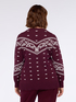 Jacquard sweater with bandana pattern image number 1