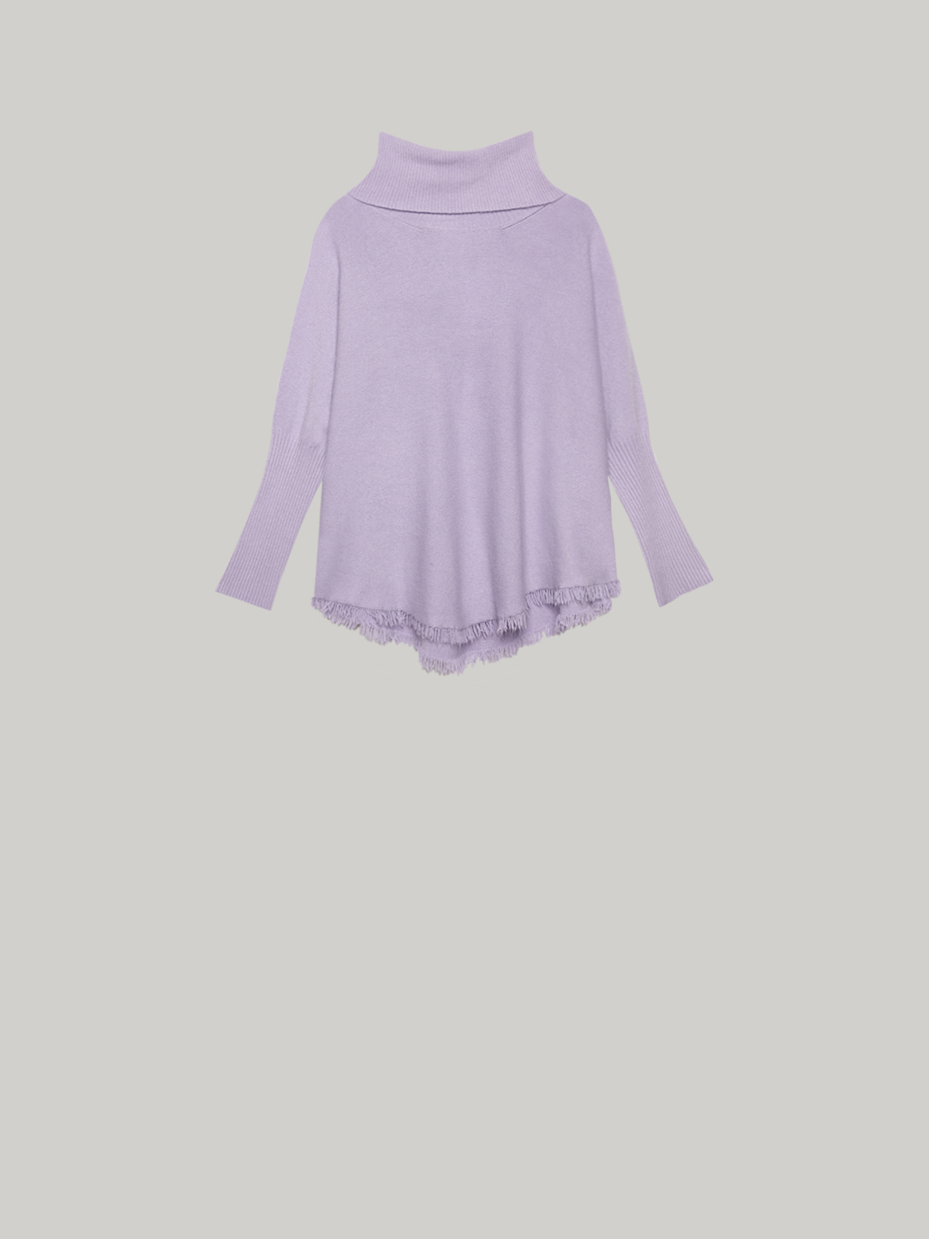 Oversize-Pullover mit Fransen am unteren Saum image number 3