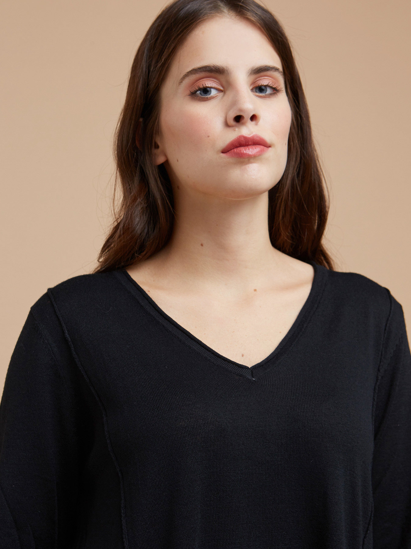 Oversize-Pullover mit Schlitzen vorne image number 2