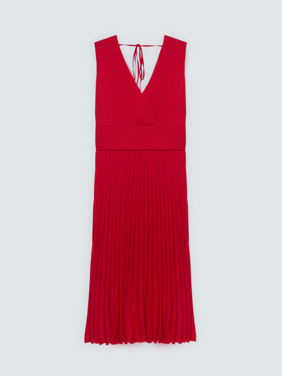 Robe Dream en georgette pliss&eacute;e