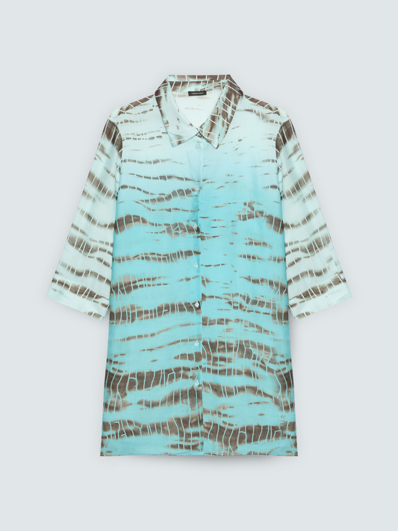 Hemd mit verblasstem Animalier-Print image number 4