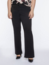 Crepe flare trousers image number 0