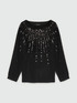 Pullover mit Paillettenstickerei image number 4