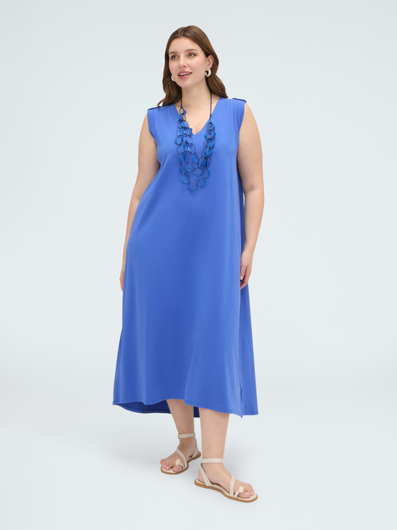 Long V-neck dress