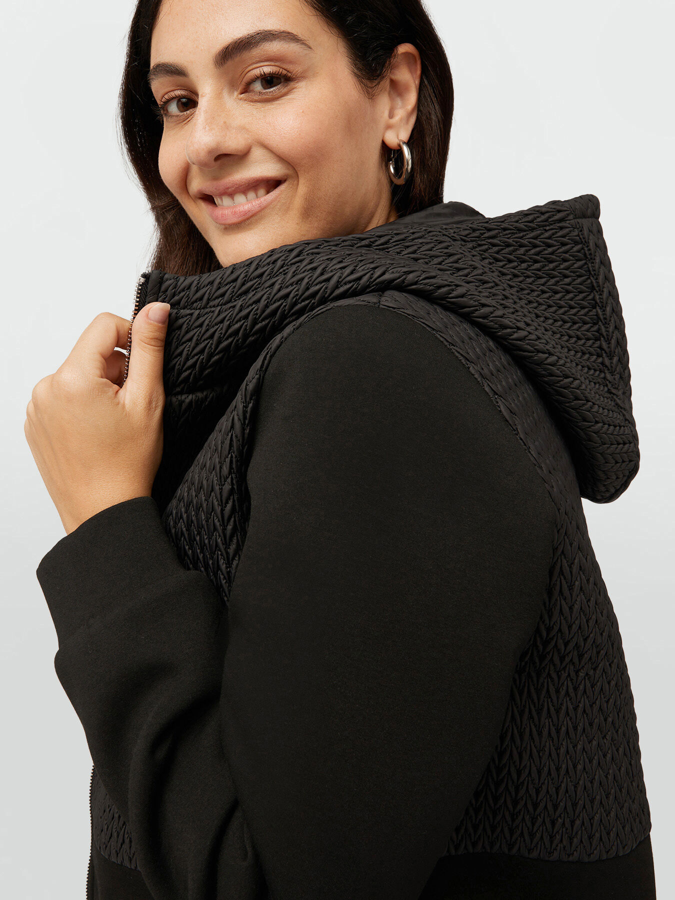 Blouson bi-mati&egrave;re image number 3