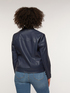 Faux leather jacket with zip image number 1