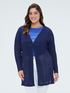 Ribbed knit shrug or cover-up with bell sleeves image number 0