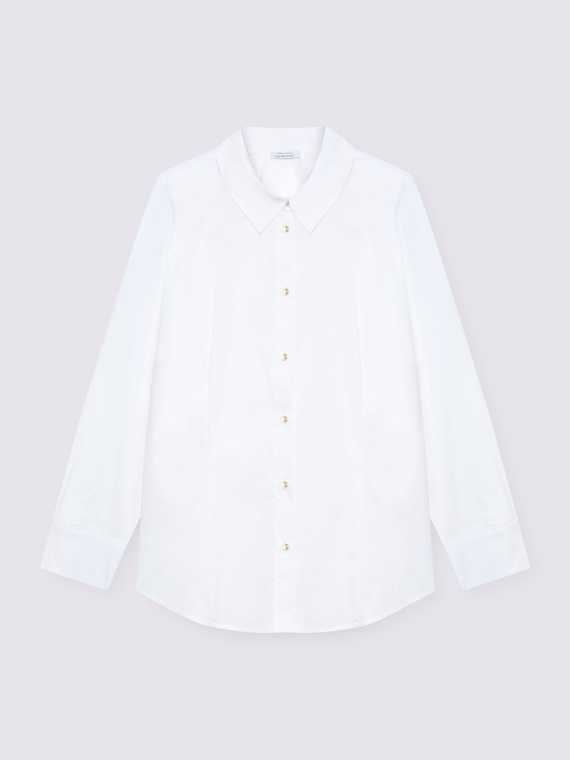 Camicia in cotone stretch