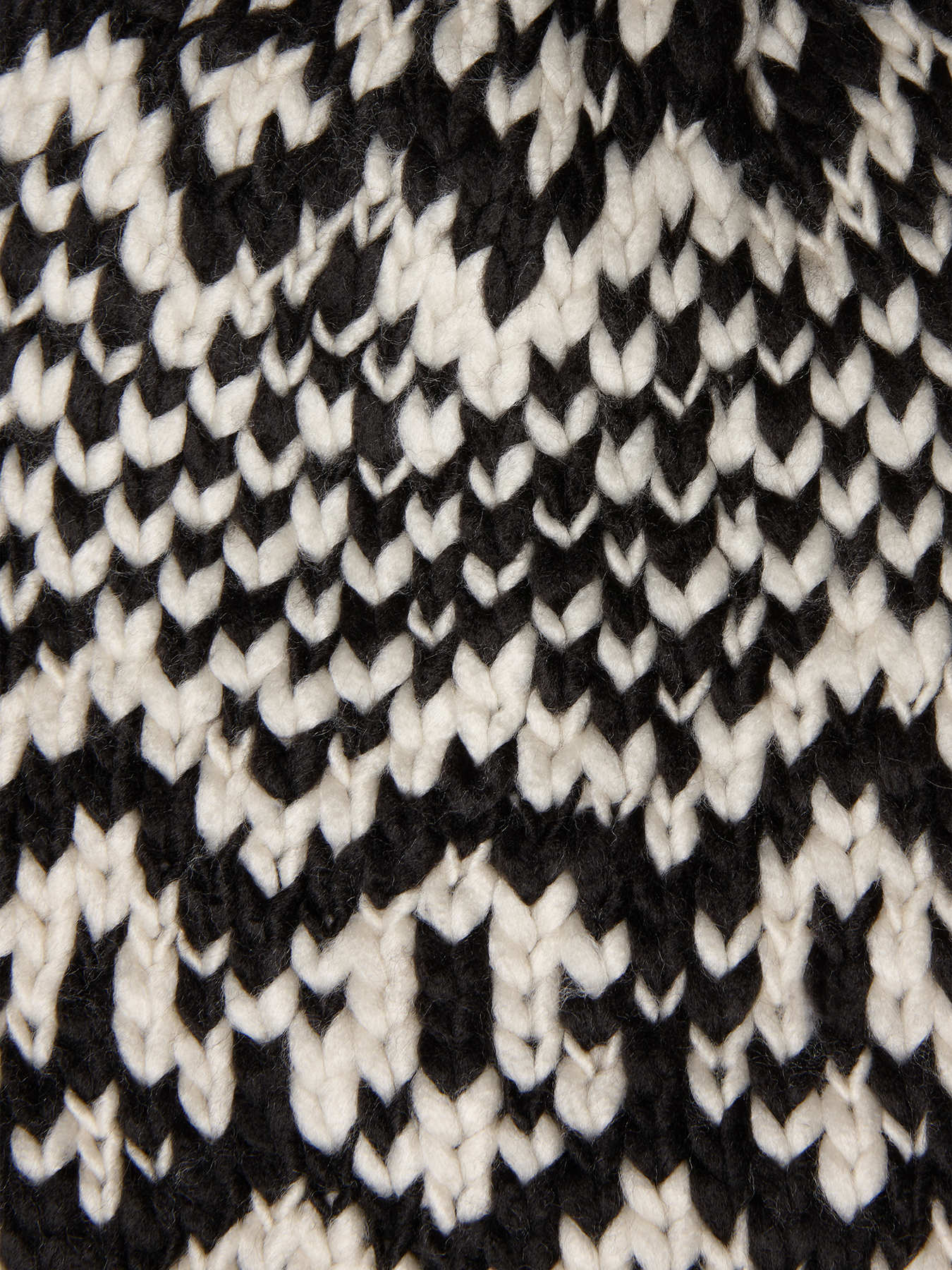 Cappello in tricot black&white image number 1