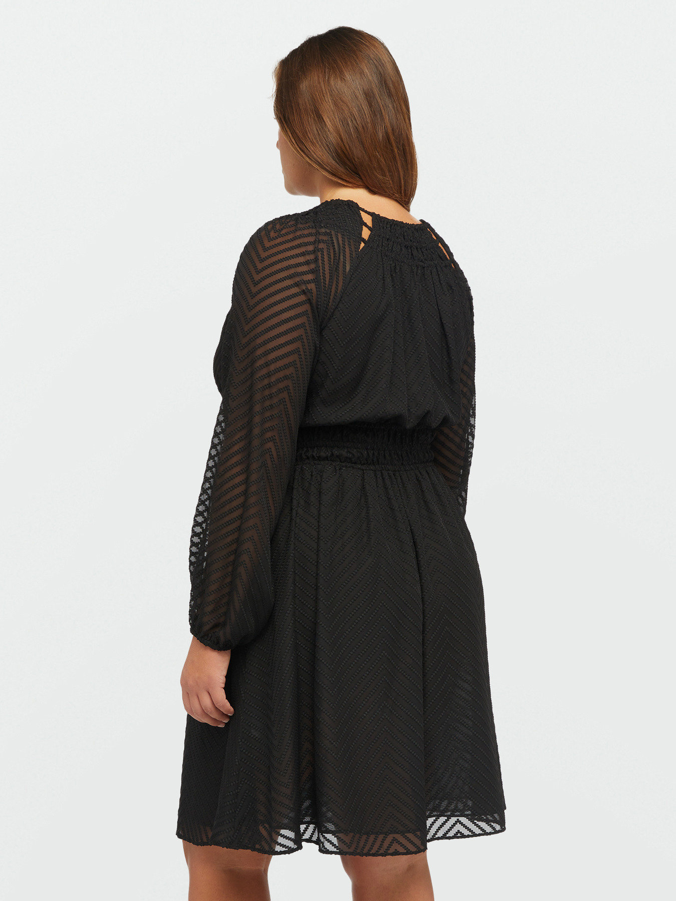 Textured fabric dress image number 1