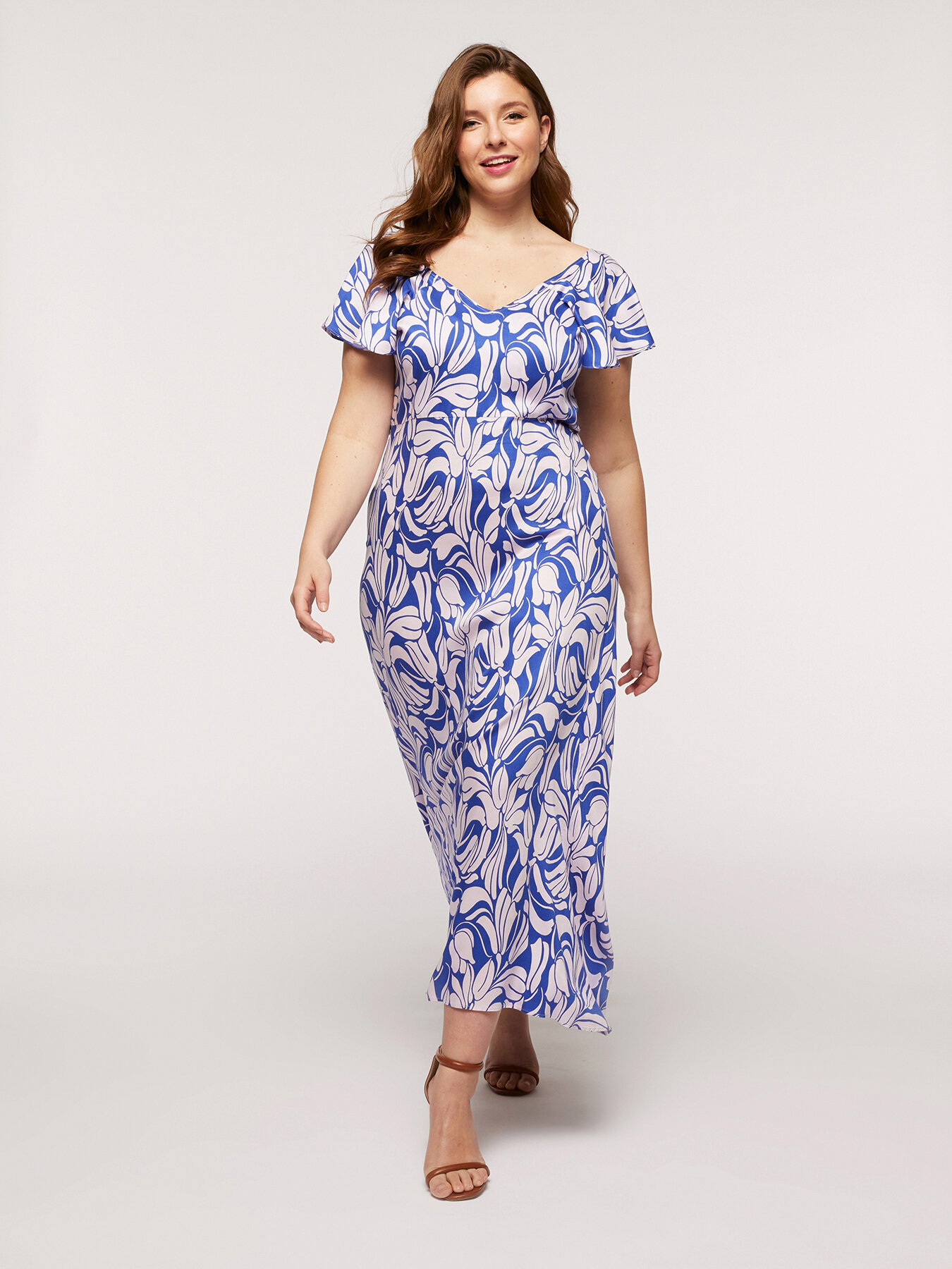 Vestido largo de viscosa image number 2