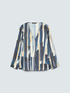 Bluse aus Satin mit Print image number 4