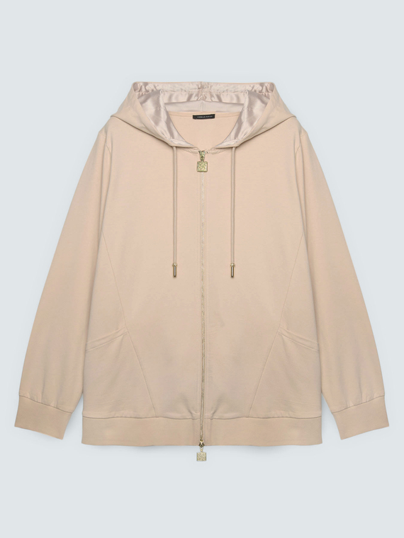 Sweat &agrave; capuche zipp&eacute;