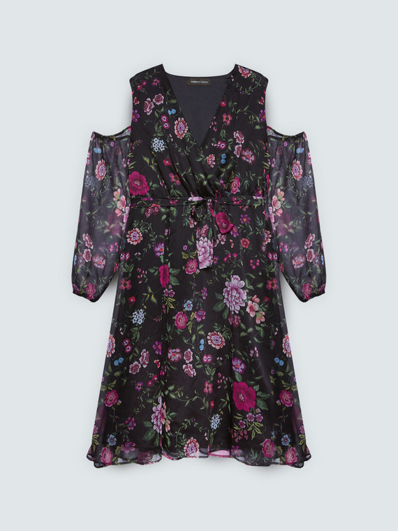 Dream Dress floral print and cut-out