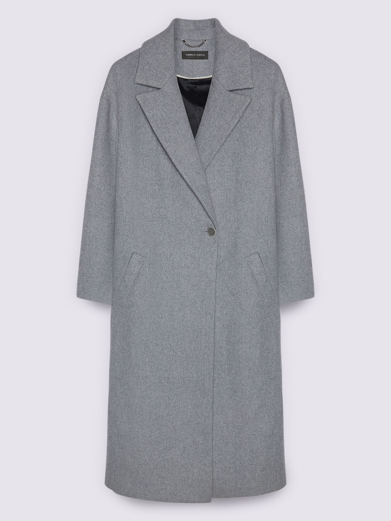 Cappotto lungo in panno misto lana image number 4