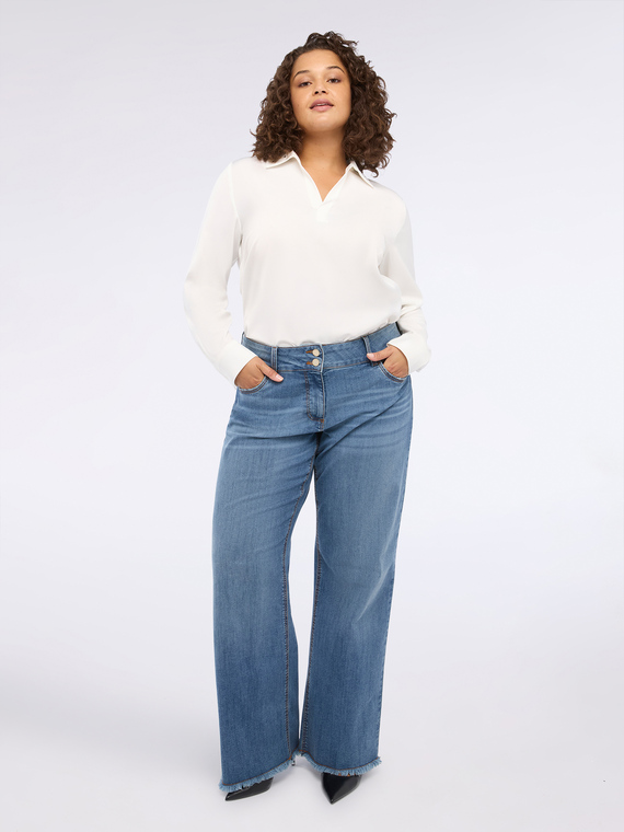 Chemise col polo avec clous