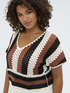 Jersey calado a rayas image number 2