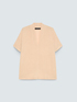 Lurex jersey T-shirt with kimono sleeves image number 4