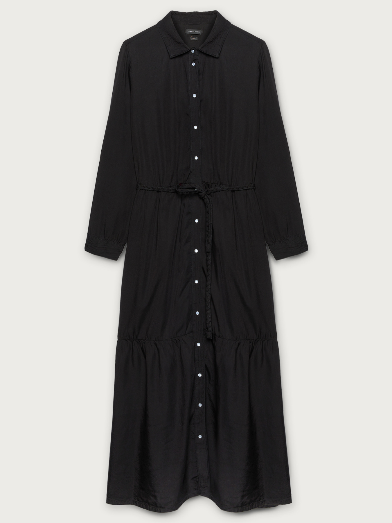 Vestito lungo con cintura image number 3