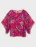 Elegant paisley print blouse image number 3