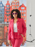 Jacket with jewel collar and buttons image number 0