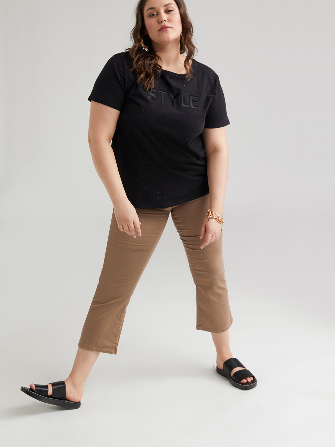 Pantaloni kick flare Agata image number 0