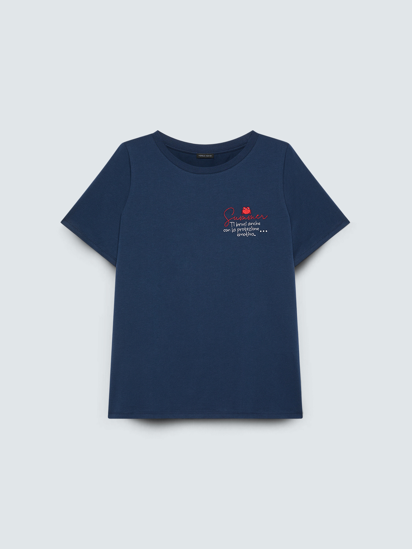 T-shirt in cotone con scritta image number 4