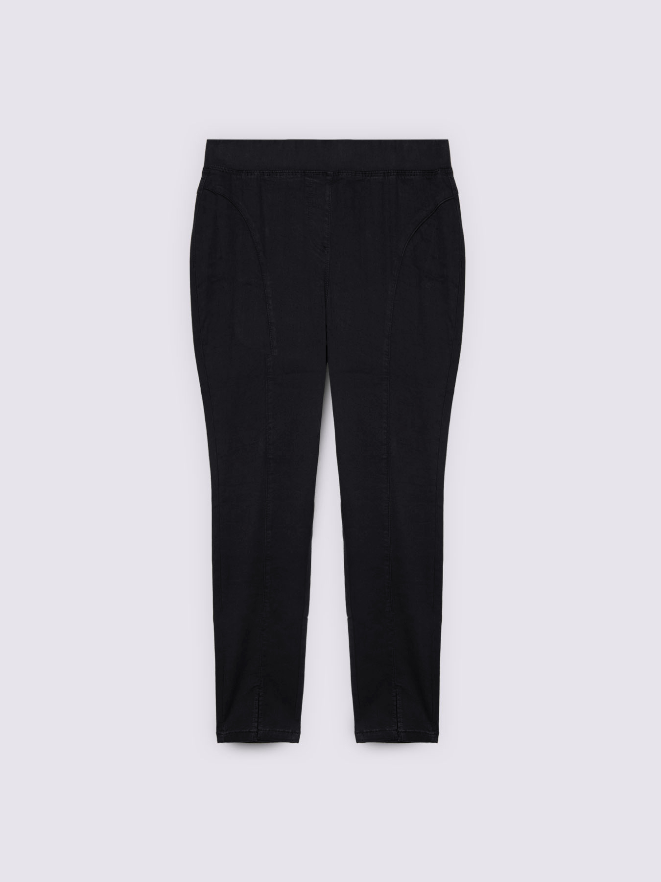 Cotton blend denim jeggings image number 4