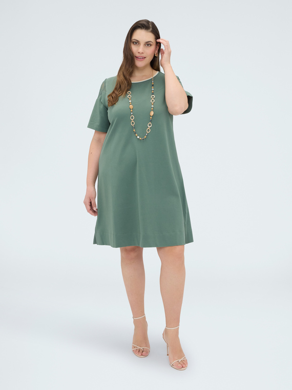 Vestito corto linea ad A