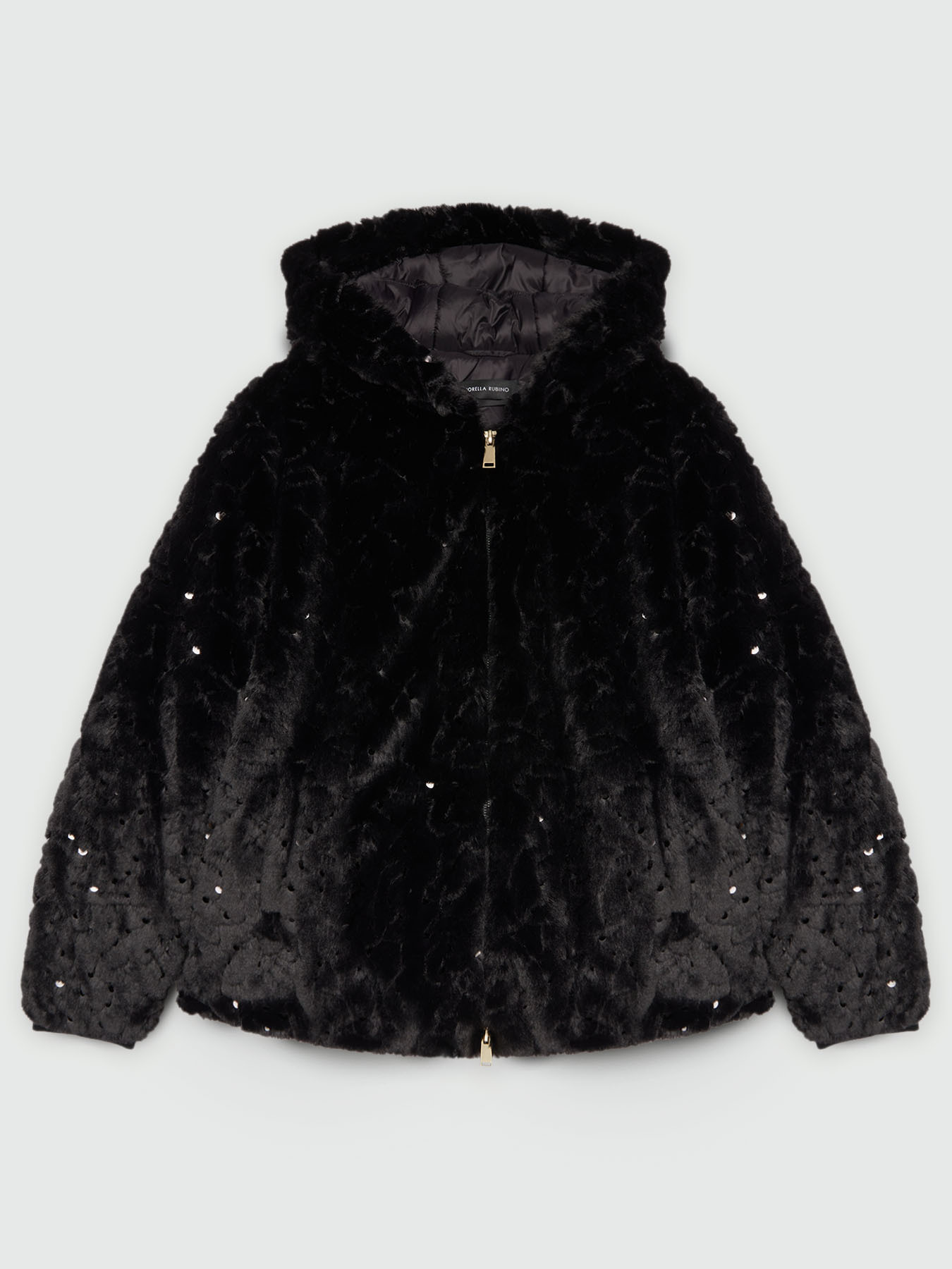 Veste effet peluche brod&eacute;e image number 4