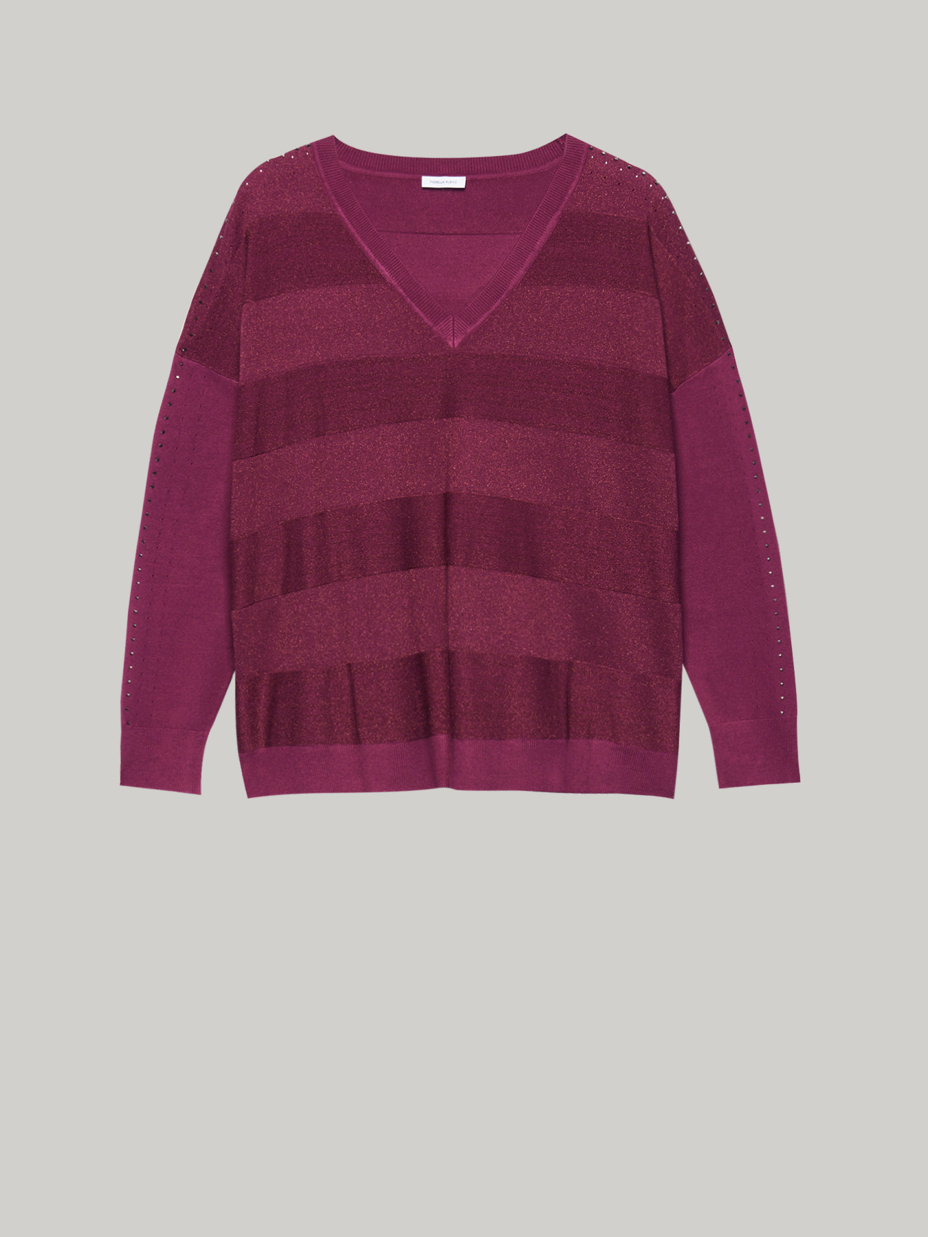 Pullover mit Lurex-Streifen image number 3