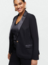 Blazer mit Satin-Details image number 3