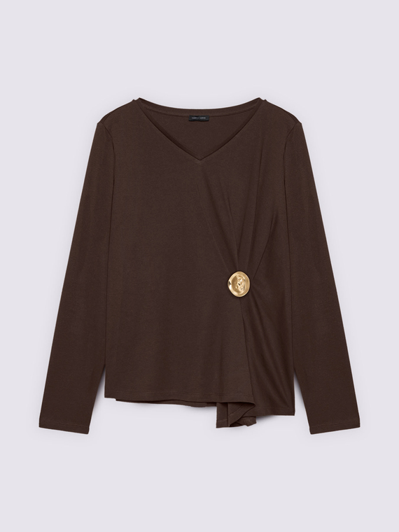 T-shirt en jersey avec design portefeuille