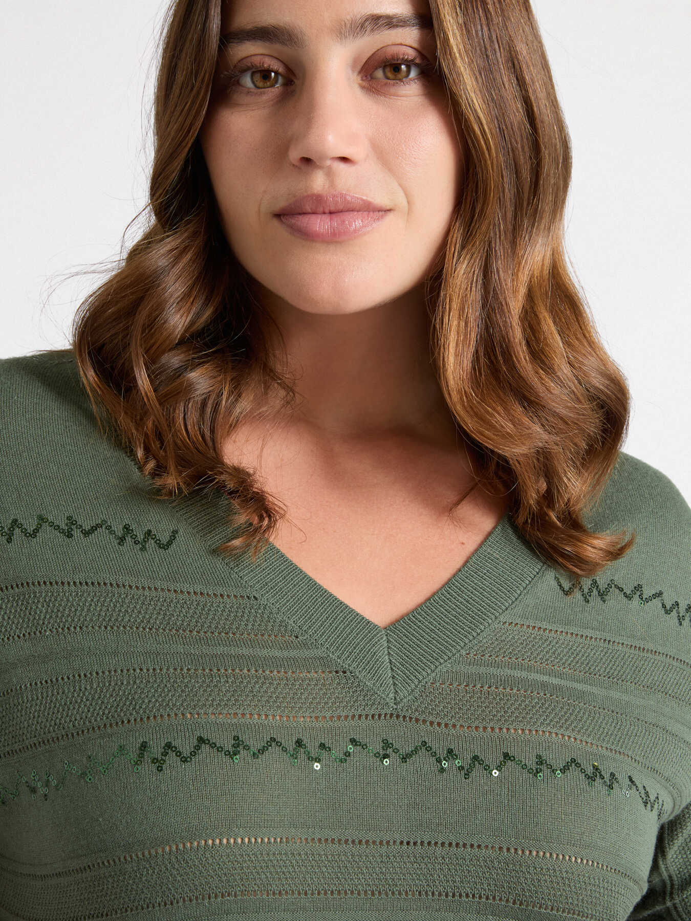 Embroidered sweater image number 3