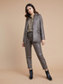 Gemusterte Lurex-Hose image number 0