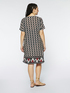 Ethnic print beach cover-up dress image number 1