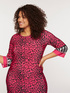 Animal print beachwear dress image number 2
