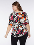 Blusa floreale in viscosa image number 1