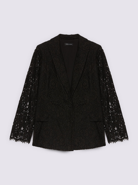 Lace blazer