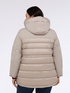 Hybrid hooded down jacket image number 1