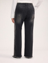 Regular jeans with lace print image number 1