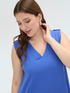 Long V-neck dress image number 1