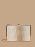 Pochette rigida effetto rettile image number 0